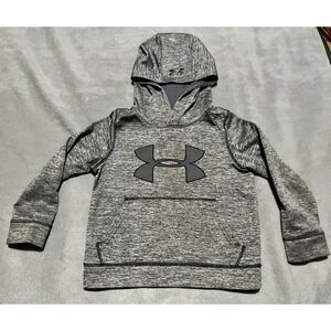 Under Armour Hoodie Boy's Large Gray Sweatshirt Pullover‎